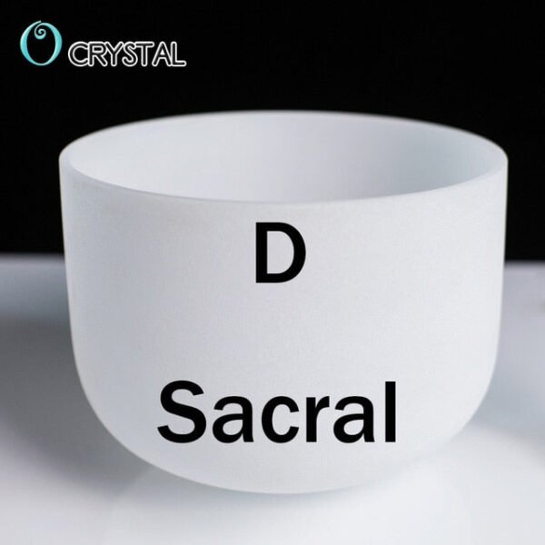 8inch Note Perfect Sound C/d/e/f/g/a/b Chakra Frosted Quartz Crystal Singing Bowl 8" Meditation - Bells & Chimes