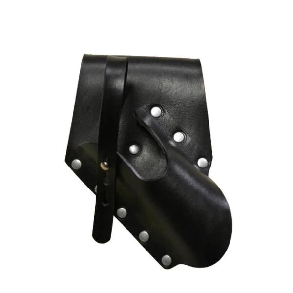 Renaissance Pirate Leather Belt Flintlock Holster Pistol Firearm Gun Holder Buccaneer Accessory LARP Cosplay Costume Men Women