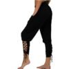 Medieval Renaissance Sexy Pirate Viking Costume Women Loose Beach Capris Band Trouser Harem Pants For Adult Plus Size
