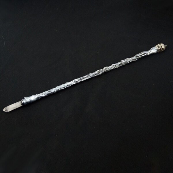 Magic Spell Witch Magic Fairy Wand Crystal Triple Crescent Moon Ritual Tool Altar Adornment Banish Evil Wicca Gift