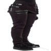 Women Gothic Pants zipper Pockets Rivet steampunk Trousers Hip hop 90s Rock star style Solid Color Casual Trousers plus size 5XL