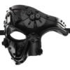 Steampunk Masquerade Ghost Cosplay Mask Mechanical Equipment Half Face Halloween costume Christmas party accessories Adult Gift