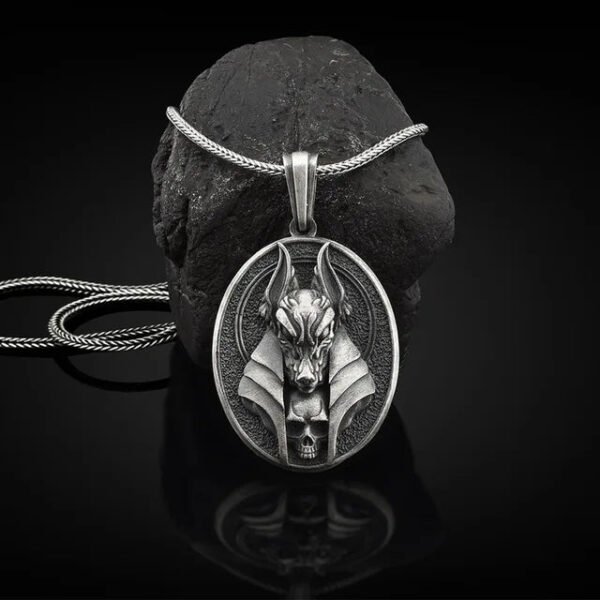 Men's Retro Hip-hop Grim Reaper Anubis Skull Pendant Simple Jewelry
