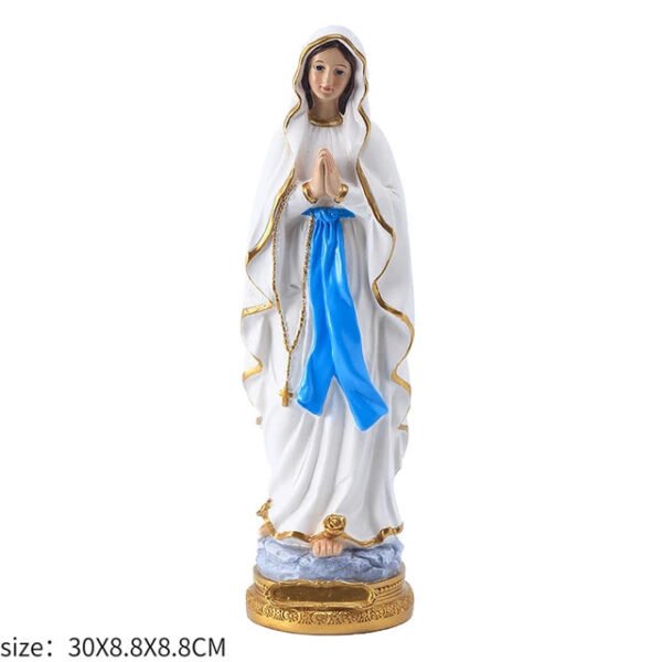 Jesus Statues/ Virgin Mary Figurine Sculpture Christian Wedding Gift Xmas Desktop Display Decors Renaissance Collection Gifts