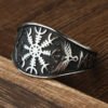 Unique Viking Bear Claw Ring For Men Vintage Stainless Steel Odin Viking Celtic Ring Punk Motorcyclist Biker Jewelry Wholesale
