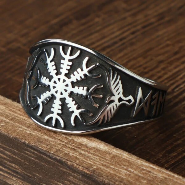 Unique Viking Bear Claw Ring For Men Vintage Stainless Steel Odin Viking Celtic Ring Punk Motorcyclist Biker Jewelry Wholesale