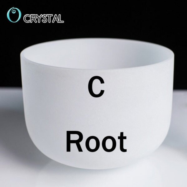 8inch Note Perfect Sound C/d/e/f/g/a/b Chakra Frosted Quartz Crystal Singing Bowl 8" Meditation - Bells & Chimes