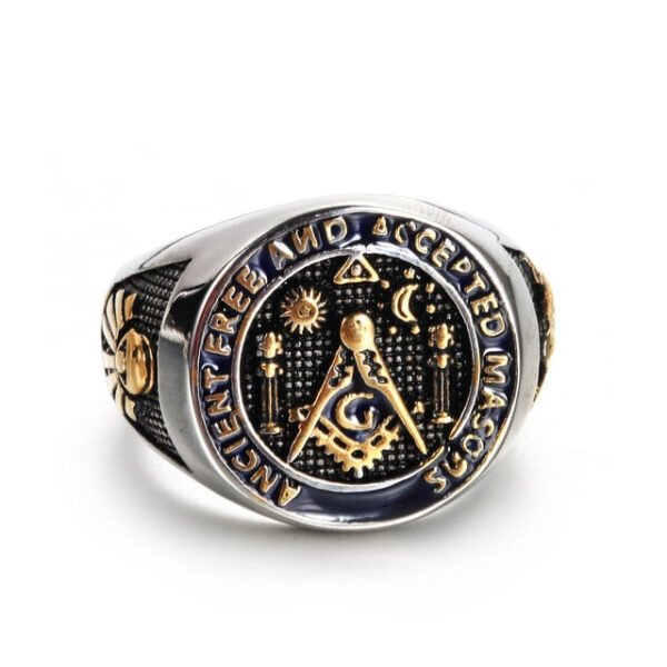 Stainless Steel Masonic Rings | Stainless Steel Finger Ring | Stainless Steel Jewelry - Rings