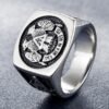 Stainless Steel Masonic Rings | Stainless Steel Finger Ring | Stainless Steel Jewelry - Rings