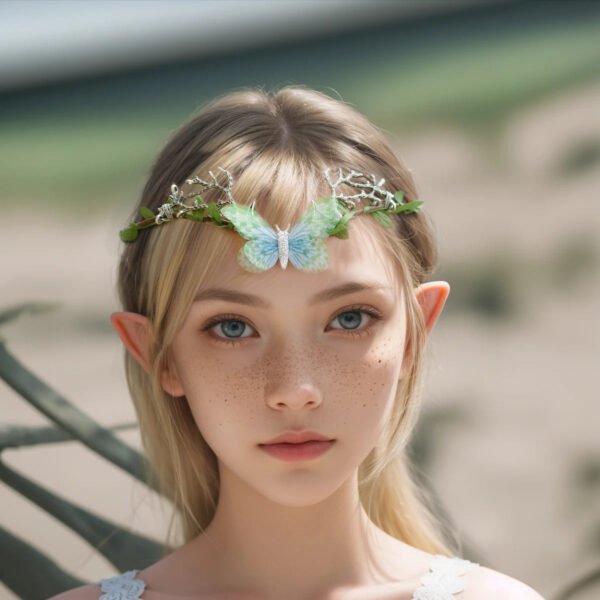 Elf Crown Tiara – Enchanting Bridal Bridesmaid Hair WitchJewelry
