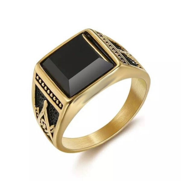 Stainless Steel Masonic Rings | Stainless Steel Finger Ring | Stainless Steel Jewelry - Rings