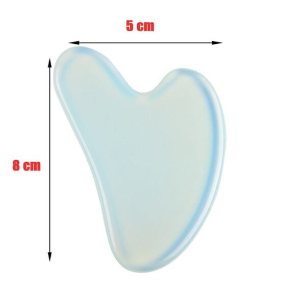 Natural Stone Jade Gouache Scraper Rose Quartz Facial Gua Sha Tools Neck Massager for Face Lifting Wrinkle Remover Beauty Health|Facial Care Tool|