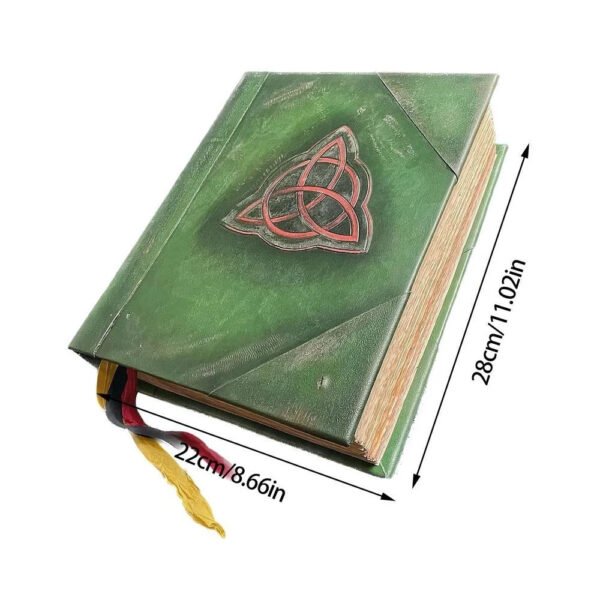 Charmed Book Of Shadows Green Journal Cover Bound Journal Blank And Lined 350 Pages Spell Record Spellbook Vintage Magic Gift