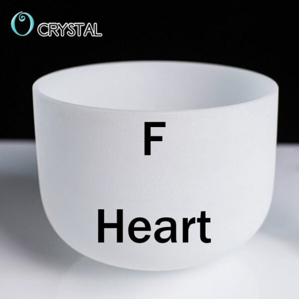 8inch Note Perfect Sound C/d/e/f/g/a/b Chakra Frosted Quartz Crystal Singing Bowl 8" Meditation - Bells & Chimes