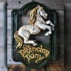 Handmade Horse and Dragon Wall Hanging Sign