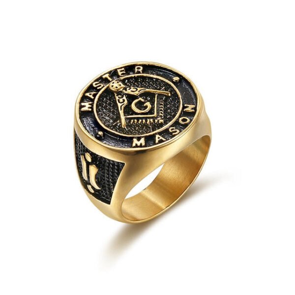 Stainless Steel Masonic Rings | Stainless Steel Finger Ring | Stainless Steel Jewelry - Rings