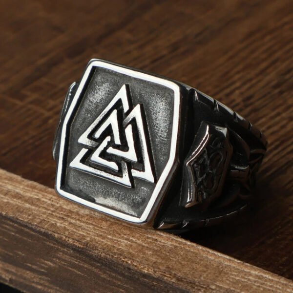 Unique Viking Bear Claw Ring For Men Vintage Stainless Steel Odin Viking Celtic Ring Punk Motorcyclist Biker Jewelry Wholesale