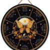 Wheel of the Year Wooden Wall Plaque - Witch Pagan Wiccan Sabbat Decor