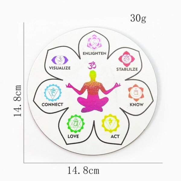 15cm Wood Black Round Witchcraft Altar Butterfly Board Meditation Cube Moon Phase Pendulum Game Magical Divination Planchette - Charms