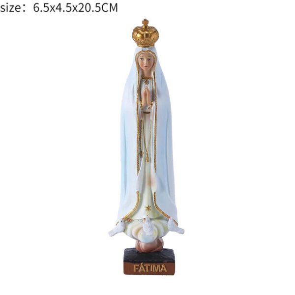 Jesus Statues/ Virgin Mary Figurine Sculpture Christian Wedding Gift Xmas Desktop Display Decors Renaissance Collection Gifts