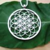 Seed Of Life Necklace Geometric Pendant Sacred Geometry Flower of life necklaces & pendants With 60 cm box chain for women