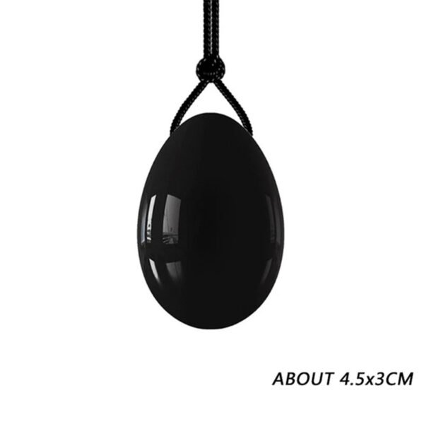 Obsidian Yoni Egg Set – Black Obsidian Crystal Yoni Eggs for Vaginal Muscle Tightening and Postpartum Recovery