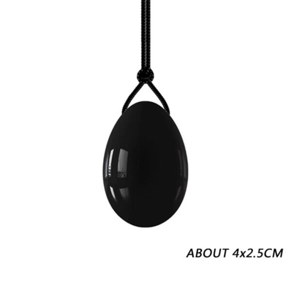 Obsidian Yoni Egg Set – Black Obsidian Crystal Yoni Eggs for Vaginal Muscle Tightening and Postpartum Recovery