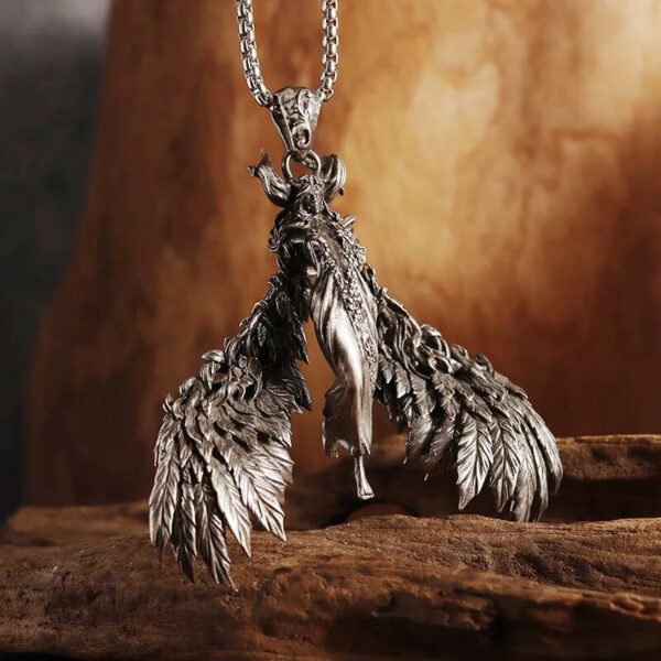 Gothic Crucifixion Skull Cross Pendant Necklace Catholic Prayer Jewelry for Men and Women Punk Trendy Jewelry