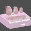 Natural Rose Quartz Yoni Egg Jade Eggs Women Kegel Exerciser Vaginal Muscles Tightening Ball Crystal Yoni Wand Kegel Eggs - Massage Ball