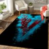 Viking Odin Wolf Rug Viking Norse Mythology Large Area Rugs Comfortable Carpet Rugs For Bedroom Printed Mat Bedroom Decor Carpet