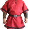 2023 Men Cosplay Medieval Vintage Renaissance Viking Warrior Knight Costume Men Nordic Army Pirate Tunic Shirt Tops Renaissance