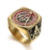 Stainless Steel Masonic Rings | Stainless Steel Finger Ring | Stainless Steel Jewelry - Rings