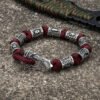 Norse Vikings Axes Wrap Bracelets Men Mjolnir Hammer Camping Paracord Survival Rope Wristband Amulet Handmade Male Jewelry Gifts