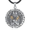 Egyptian Anubis Amulet Necklace Ankh Cross Amulet Pendant