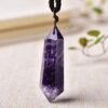 Natural Crystal Pendant Jewelry Amethyst Stone Point