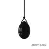 Obsidian Yoni Egg Set – Black Obsidian Crystal Yoni Eggs for Vaginal Muscle Tightening and Postpartum Recovery
