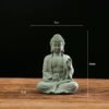Buddhist Ornament Buddha Statue Zen Ornament Buddhist Figurines Sandstone Artwork Oriental Culture Ornament Home Ornament