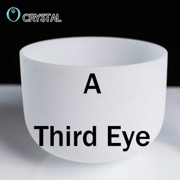 8inch Note Perfect Sound C/d/e/f/g/a/b Chakra Frosted Quartz Crystal Singing Bowl 8" Meditation - Bells & Chimes