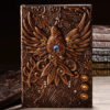 3D Three-dimensional Dragon A5 Notebook European Retro Thickened Pu Embossed Notepad Diary Business Gift Office Supplies