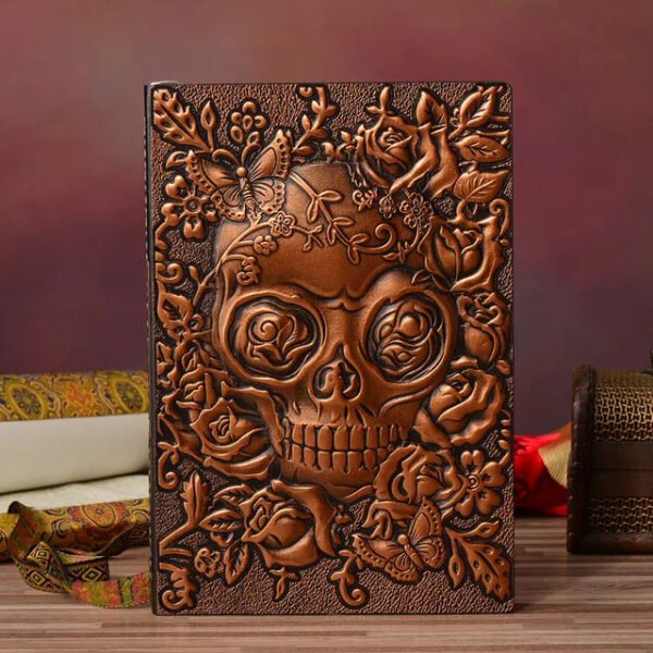 3D Three-dimensional Dragon A5 Notebook European Retro Thickened Pu Embossed Notepad Diary Business Gift Office Supplies