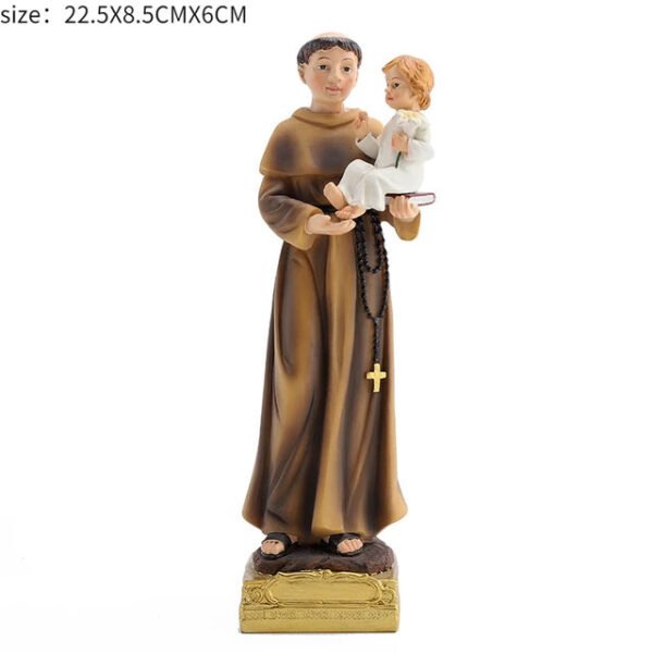 Jesus Statues/ Virgin Mary Figurine Sculpture Christian Wedding Gift Xmas Desktop Display Decors Renaissance Collection Gifts