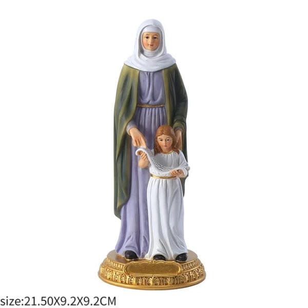 Jesus Statues/ Virgin Mary Figurine Sculpture Christian Wedding Gift Xmas Desktop Display Decors Renaissance Collection Gifts