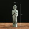 Buddhist Ornament Buddha Statue Zen Ornament Buddhist Figurines Sandstone Artwork Oriental Culture Ornament Home Ornament