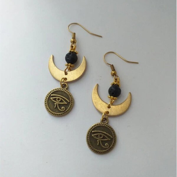 New Gold Color Sun Mismatch Star and Moon Earrings Charm Celestial Moonchild Sun Face with BOHO Creativity Jewelry Women Gift|Drop Earrings|