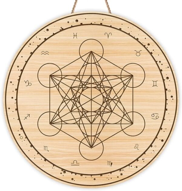 Wheel of the Year Wooden Wall Plaque - Witch Pagan Wiccan Sabbat Decor