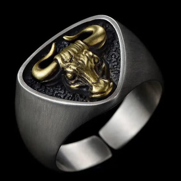 Egyptian Gods Horus Anubis Pharaoh Totem Ring