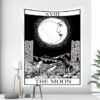 Tarot Card Psychedelic Scene Home Decoration Art Tapestry Hippie Bohemian Decoration Divination Wall Hanging Sheets - Tapestry