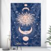 Tarot Card Psychedelic Scene Home Decoration Art Tapestry Hippie Bohemian Decoration Divination Wall Hanging Sheets - Tapestry