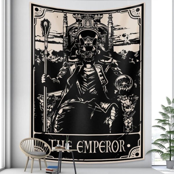 Tarot Card Psychedelic Scene Home Decoration Art Tapestry Hippie Bohemian Decoration Divination Wall Hanging Sheets - Tapestry