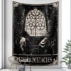 Tarot Card Psychedelic Scene Home Decoration Art Tapestry Hippie Bohemian Decoration Divination Wall Hanging Sheets - Tapestry